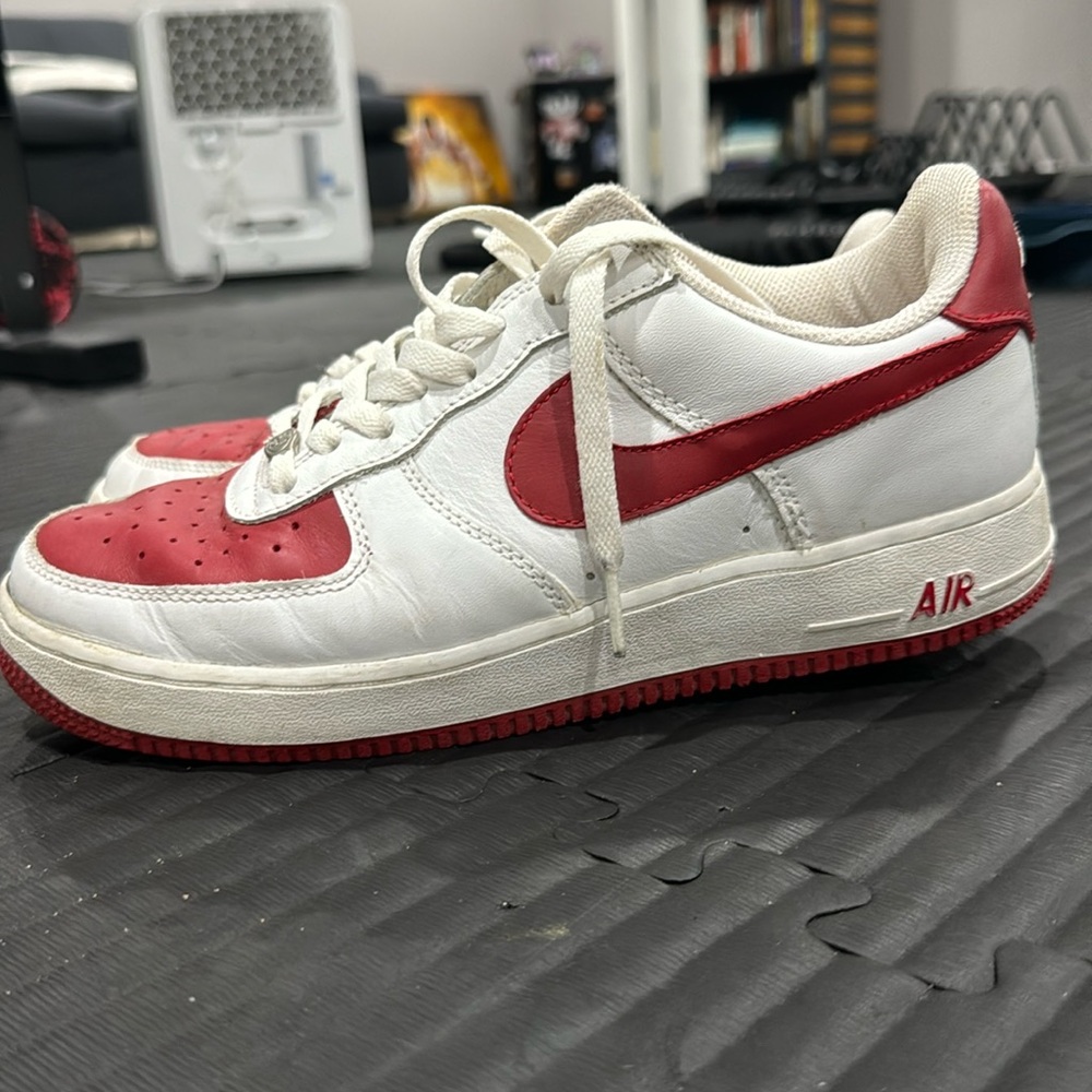 Nike Air Force 1 Red and White